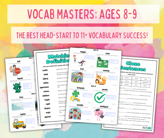 Vocab Masters: Ages 8-9